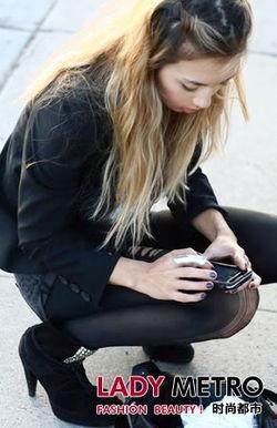 欧洲美女与丝袜,丝袜映衬下的欧洲风情美女